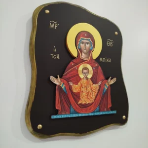 Συλλογή χειροποίητων ακανόνιστων εικόνων σε σκούρο ξύλο, μέγεθος 23x28 εκατοστά.