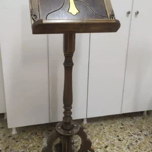 Χειροποίητο ξυλόγλυπτο αναλόγιο για Ευαγγέλιο ή εκκλησιαστικά βιβλία, σκαλισμένο στο χέρι, εργαστήριο Το Αγγελούδι.